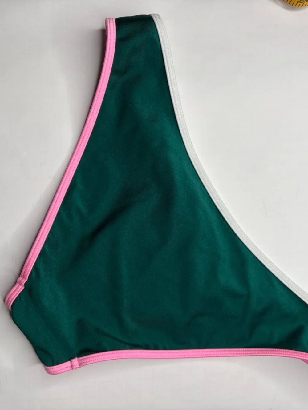 Kulani Kinis Bind High Cut Bikini Bottom – Siren Song – Large – NWT